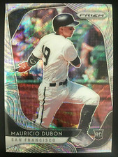 2020 Panini Prizm Tier II Blue Wave /60 - Mauricio Dubon - Giants - Rookie #155