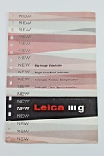 191184 Leica IIIg Product Promotional Brochure Genuine Original