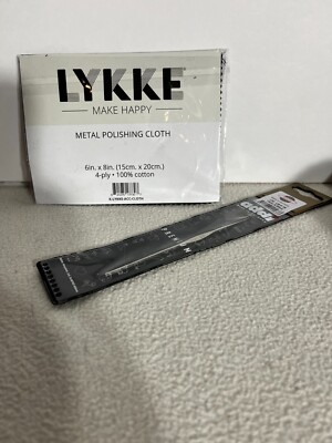 Addi Knitting Needle (US#18-13cm/.50mm) & Lykke Metal Polishing Cloth