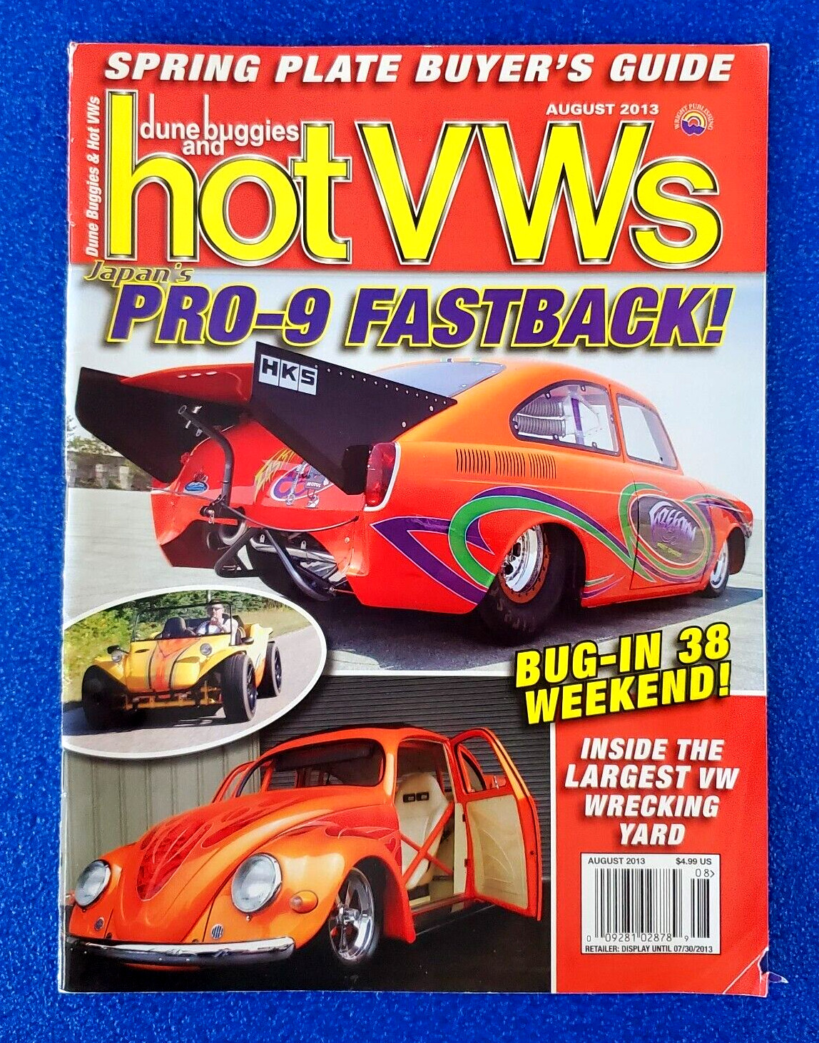 DUNE BUGGIES AND HOT VWs: JAPAN'S PRO-9 FASTBACK AUGUST 2013 MAGAZINE FREE SHIP
