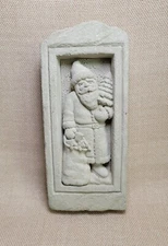 Santa Wall Plaque George Carruth Studios 1995 Winter Christmas Decor 