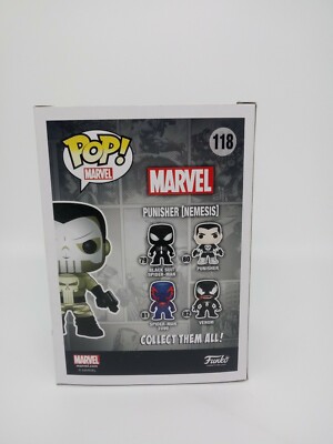 Funko Pop! Marvel Punisher [Nemesis] #118 Bobble-Head Vinyl Figure