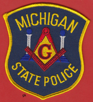 Michigan State Police Mason Masonic Shoulder Patch Ebay