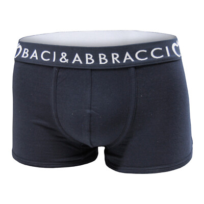 Packung 6 Paare Slip / Boxer Mann Baci e Abbracci Baumwolle Elast. Art.102/103