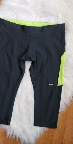 NIKE Dri Fit Running Capri Calzas Ajustadas Mujer Talla Mediana - Imagen 5 de 7