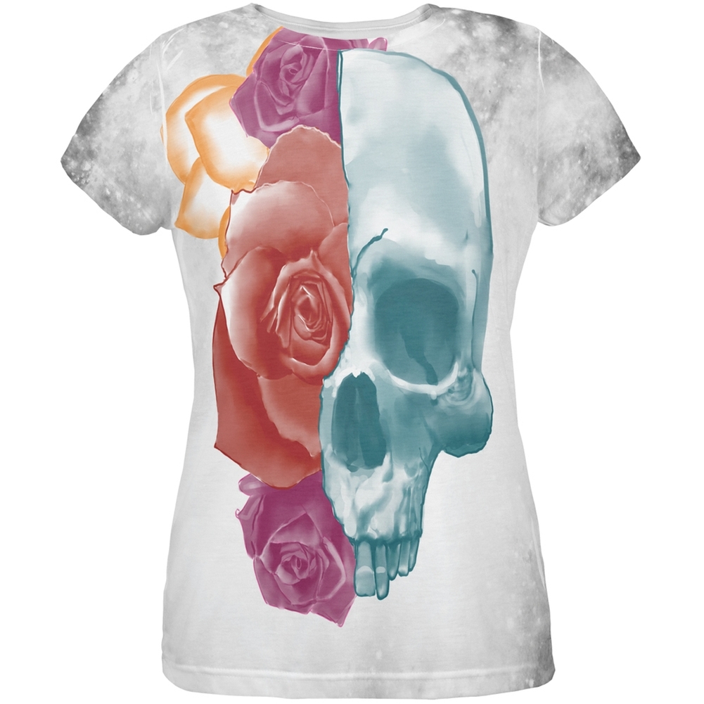 トップス 20AW SKULL FLOWER long shirt Amazon.com: Skull Flower Womens Long Sleeve T Shirts Casual