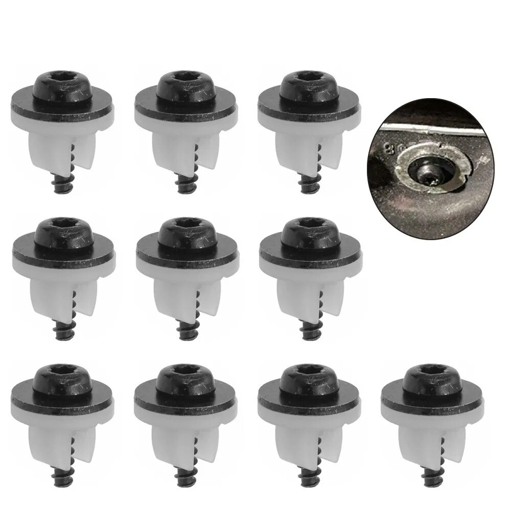 Under Engine Shield Screw Grommet Set Bumper Cover Retainer For Ford Vehicles