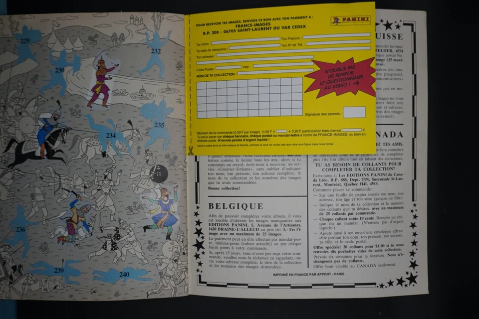 Panini Tintin 1989 Lombard Hergé - Photo 3/4