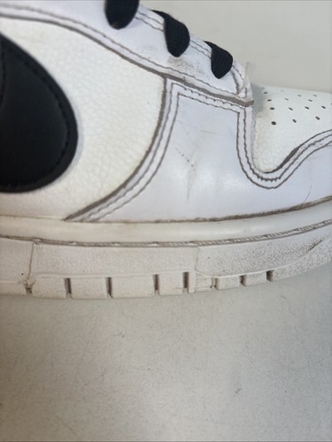 Used Nike Dunk Low Reverse Panda Size 10 DJ6188-101 White And Black Shoe - Picture 15 of 20