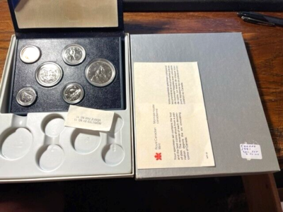 1981 Canada Specimen 6-Coin Set/Royal Canadian Mint Original Box