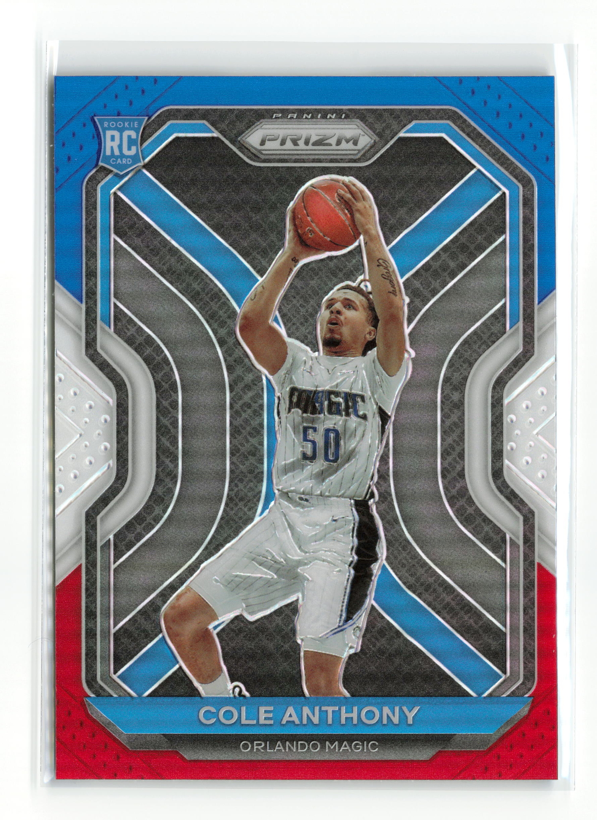 COLE ANTHONY #292 RC 2020-21 PANINI PRIZM MAGIC RED WHITE BLUE