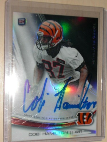 2013 Topps Platinum Football Rookie Refractor Autographs **Complete your sets** - Bild 25 von 58