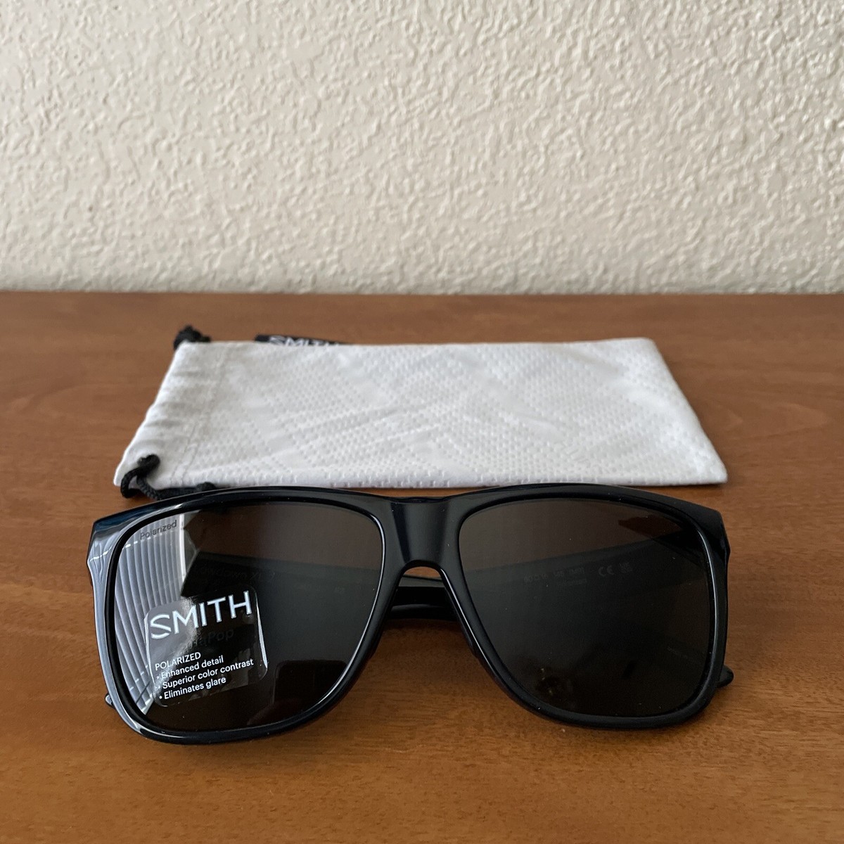 Smith Lowdown XL 2 Sunglasses-Black-Polarized Gray Green Lens 60