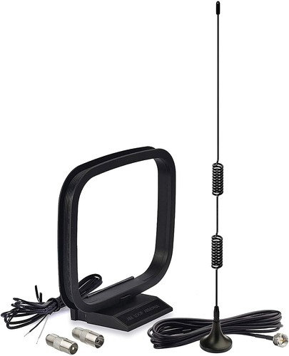 Base magnetica antenna radio FM antenna AM loop per Pioneer Onkyo Yamaha Marantz - Foto 1 di 10