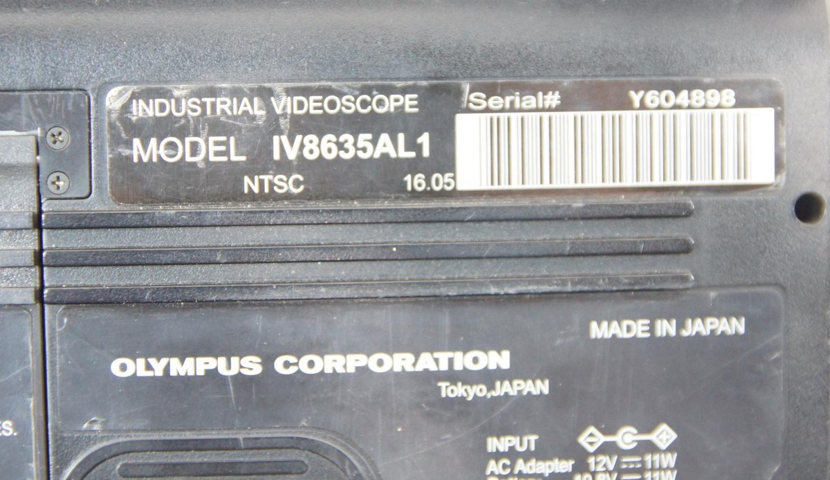 OLYMPUS IPLEX LX VIDEOSCOPE 6.2mm/3.5m IV8635AL1 NDT Camera OLYMPUS IPLEX LX VIDEOSCOPE 6.2mm/3.5m IV8635AL1 NDT Camera