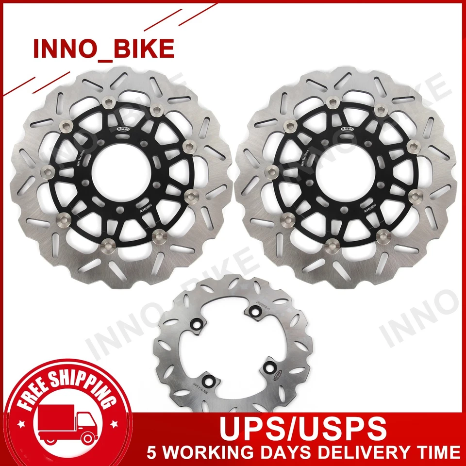 Rotores de freno delanteros traseros para Kawasaki Versys 650 2007-2014 ER-6N ER-6F 2006-2016 Foto 2 de 2