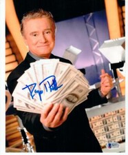 Regis Philbin Live! Who Wants to Be A Millionaire signed 8x10 photo Beckett BAS 
