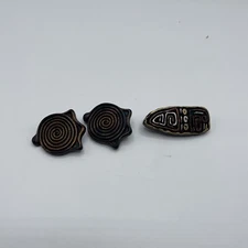 3 Boho Buttons