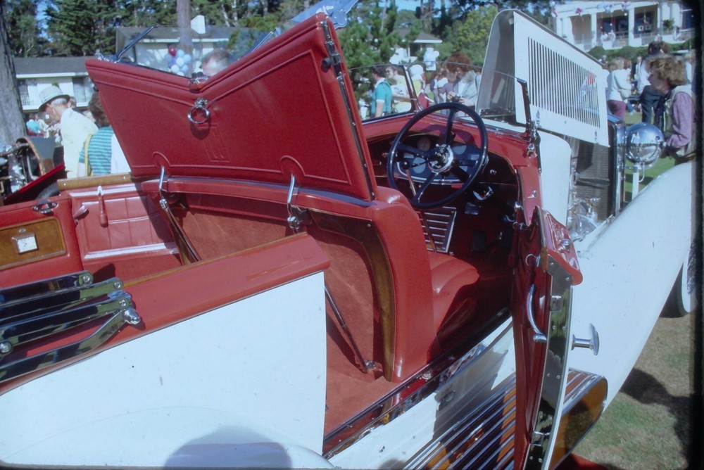9/83  Race Car Engine Auto Road Racing Raceways Color Slide A40