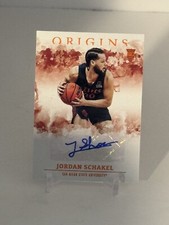 2021 Panini Chronicles Origins Draft Picks Jordan Schakel RC Auto #OR-JSC   A262