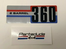 Decal-360 2bbl-amc-jeep-commando-cj5-jeep-fsj-wagoneer-amc Air Cleaner Decal