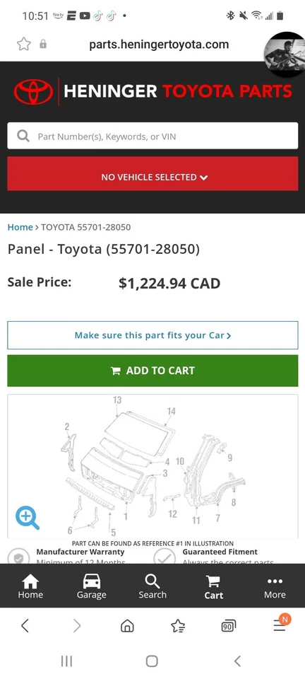 Toyota Van Wagon 1984-89 capó exterior sintético delantero Foto 4 de 4