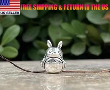 Totoro S925 Sterling Silver Charm For Bracelet Charm Cute Kawaii