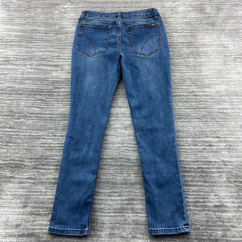 Joe's Jeans Size 16 Youth Girls Skinny Medium Wash Denim Blue - Picture 9 of 10