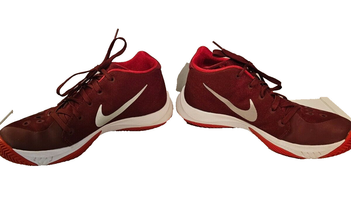 Nike Zoom Hyperquickness Dark Red Basketball Shoe… - image 3