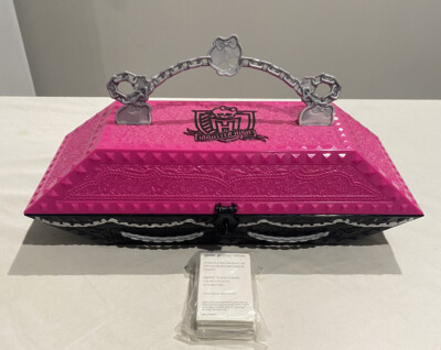 Monster High Create A Monster Design Lab Coffin Carrying Case W/ Tattoo Pack