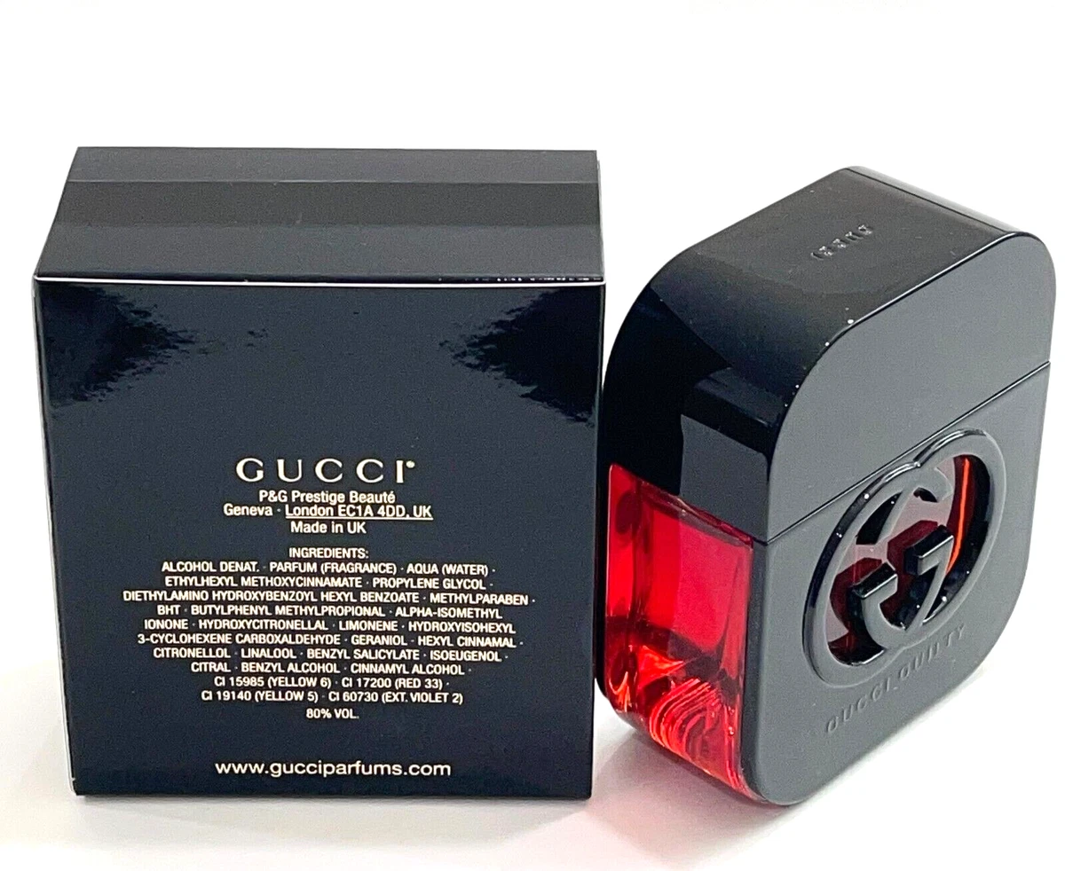 Gucci perfume black and red sale