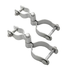 Chain Link Fence Gate Post Hinge -Pack of 2