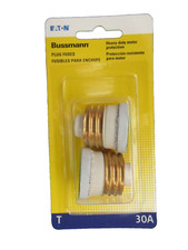 Bussman BP/T-30 30 amp Heavy Duty Edison Base Plug Fuse NEW