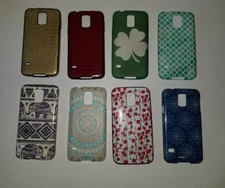 Galaxy s5 cell phone covers. elephant floral red gold blue irish