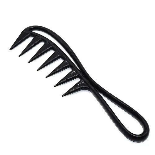 PETTINE A DENTE DI SQUALO LARGO PER PARRUCCHIERE PROFESSIONALE - Foto 6 di 6