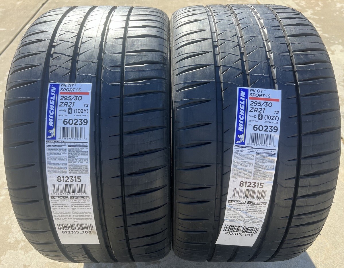 295/30ZR21 Michelin Pilot Sport 4S Tires | Set of 2 | 102Y | XL