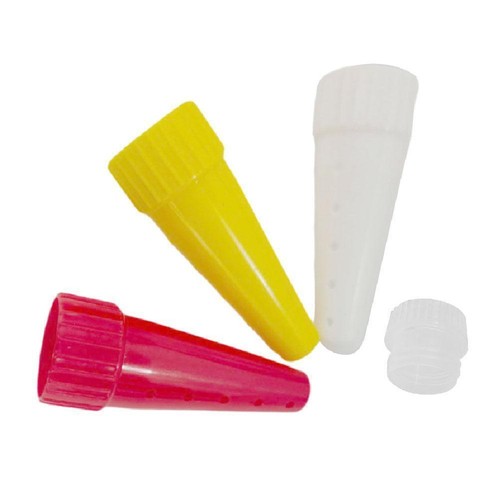 3 piezas de salsa para barbacoa punta de tubería salsa reutilizable rociante grado ensalada aderezo comida K7T0 - Imagen 2 de 10