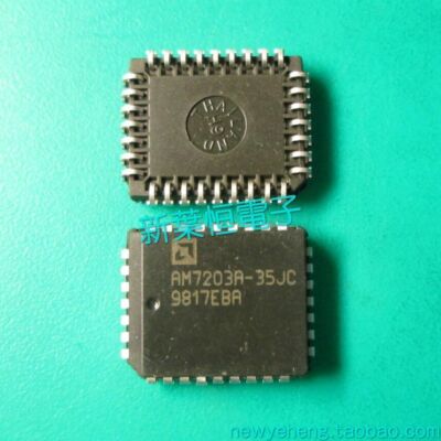 1x  AM7203A-35JC , AM7203A35JC , 2Kx9 FIFO 35ns , PLCC-32 New , Obsolete #D3*