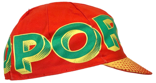 Cento x Raymi Damo Portland Wrap Orange Cycling Cap - Made in Italy by Apis - Picture 2 of 8