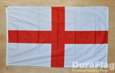 ENGLAND ST GEORGE DURAFLAG 5 X 3 FUSS FLAGGE strapazierfähig strapazierfähig