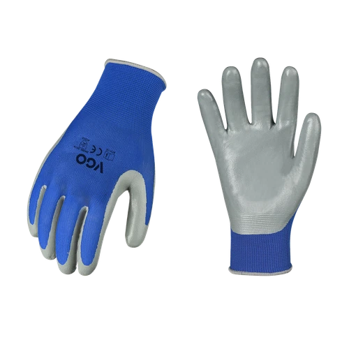 Vgo 3/5/10 Pairs Nitrile Coat Garden Gloves,Construction Work Gloves(NT2110)