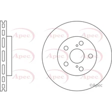 Apec Front Brake Disc DSK2272 - OE High Quality Precision Engineered Part