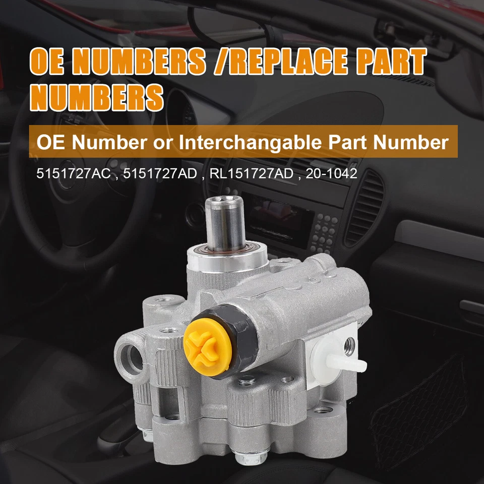 Power Steering Pump 20-1042 for Dodge Grand Carava Chrysler Town Country Ram C/V - Image 4 of 4