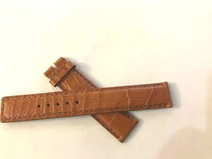 Bracelet montre Gucci montres 17 mm marron véritable alligator authentique neuf