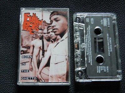 FUNKY POETS - BORN IN THE GHETTO/N.C.E - 1993 UK CASSETTE TAPE SINGLE
