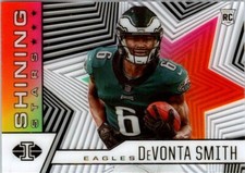2021 Illusions DeVonta Smith Shining Stars Rookie Card RC #SS-15 Philly Eagles