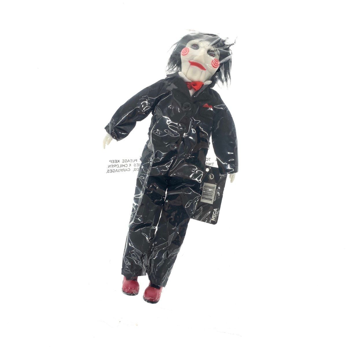 NECA SAW ビリー Plush Doll NECA SAW Plush Doll JIGSAW'S PUPPET Billy Doll Figure Black