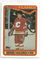 SERGEI MAKAROV 1990-91 TOPPS ROOKIE CARD NM-MT+ CONDITION