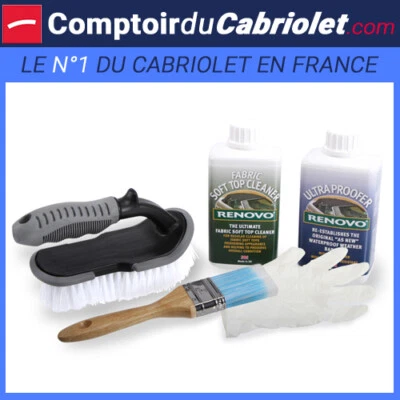 Kit RENOVO nettoyant+imperméabilisant pour capote en toile