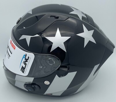 Torc T15B Helmet Bluetooth Audio Captain Shadow Black  XLarge Open Box 